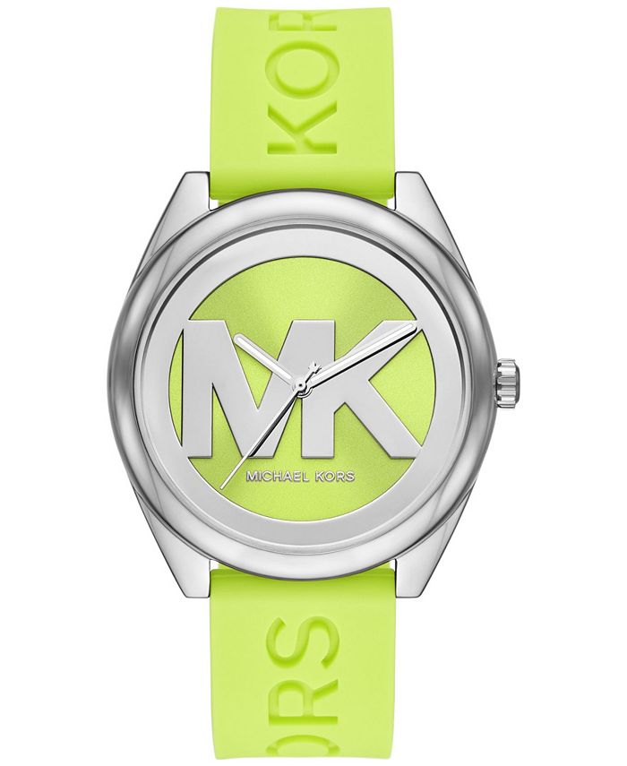 Michael Kors Ladies Watch Janelle 42mm Lime Green MK7351-GR8 Sunglasses