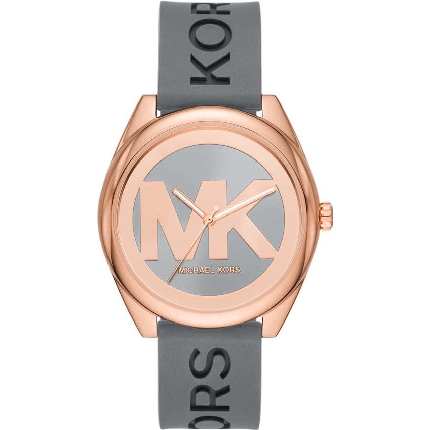 Michael Kors Ladies Watch Janelle 42mm Grey Rose Gold MK7314-GR8 Sunglasses