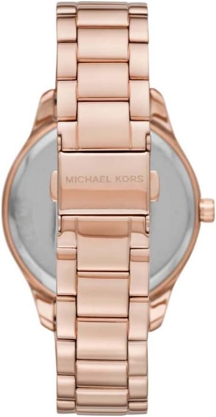 Michael Kors Ladies Watch Layton 38mm Silver Rose Gold MK7297-GR8 Sunglasses