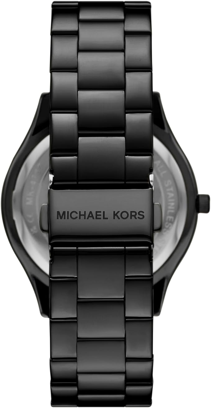 Michael Kors Ladies Watch Slim Runway 42mm Black MK4734-GR8 Sunglasses