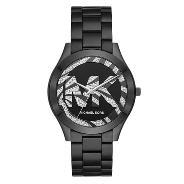 Michael Kors Ladies Watch Slim Runway 42mm Black MK4562-GR8 Sunglasses