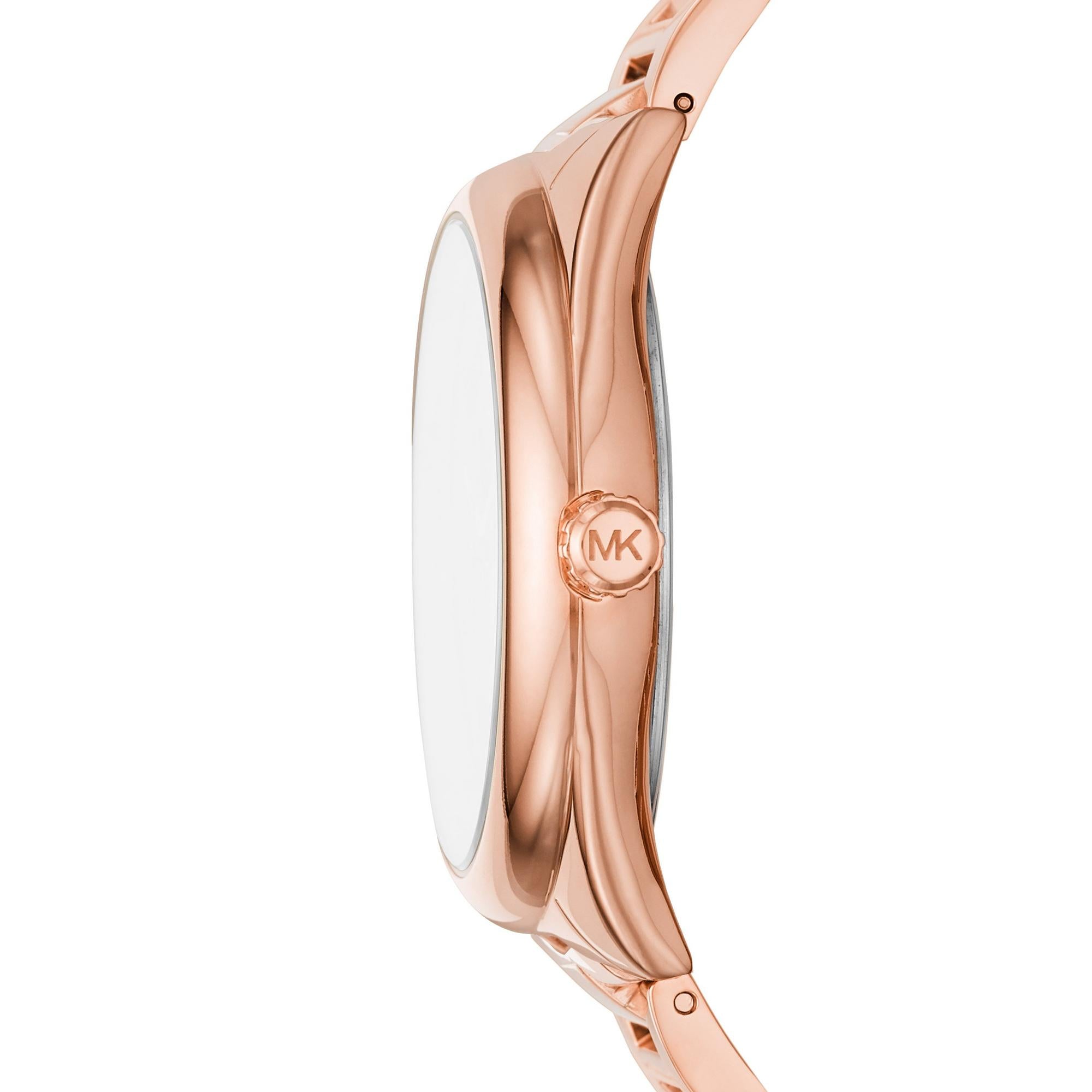 Michael Kors Ladies Watch Janelle 42mm Rose Gold MK7312-GR8 Sunglasses