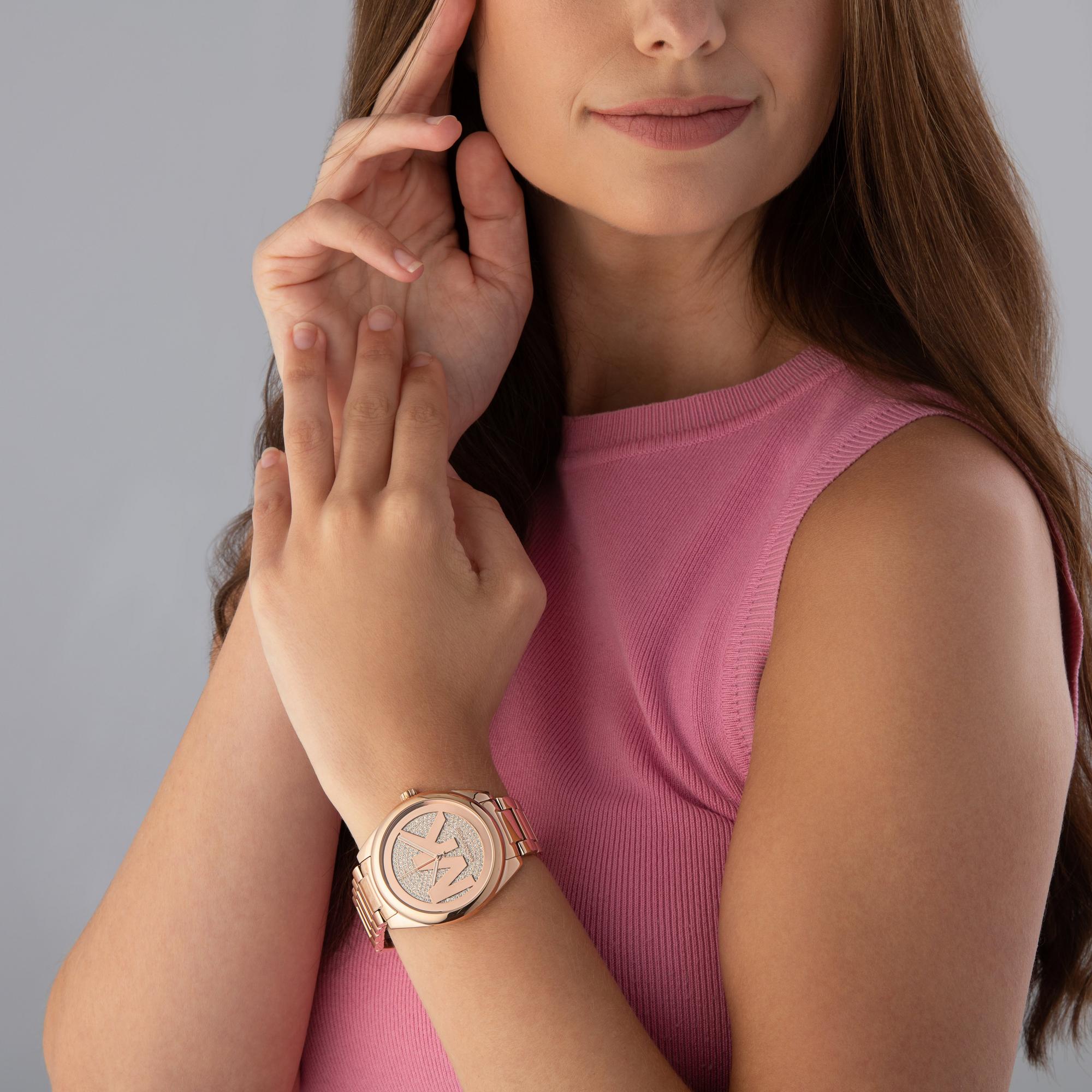 Michael Kors Ladies Watch Janelle 42mm Rose Gold MK7312-GR8 Sunglasses