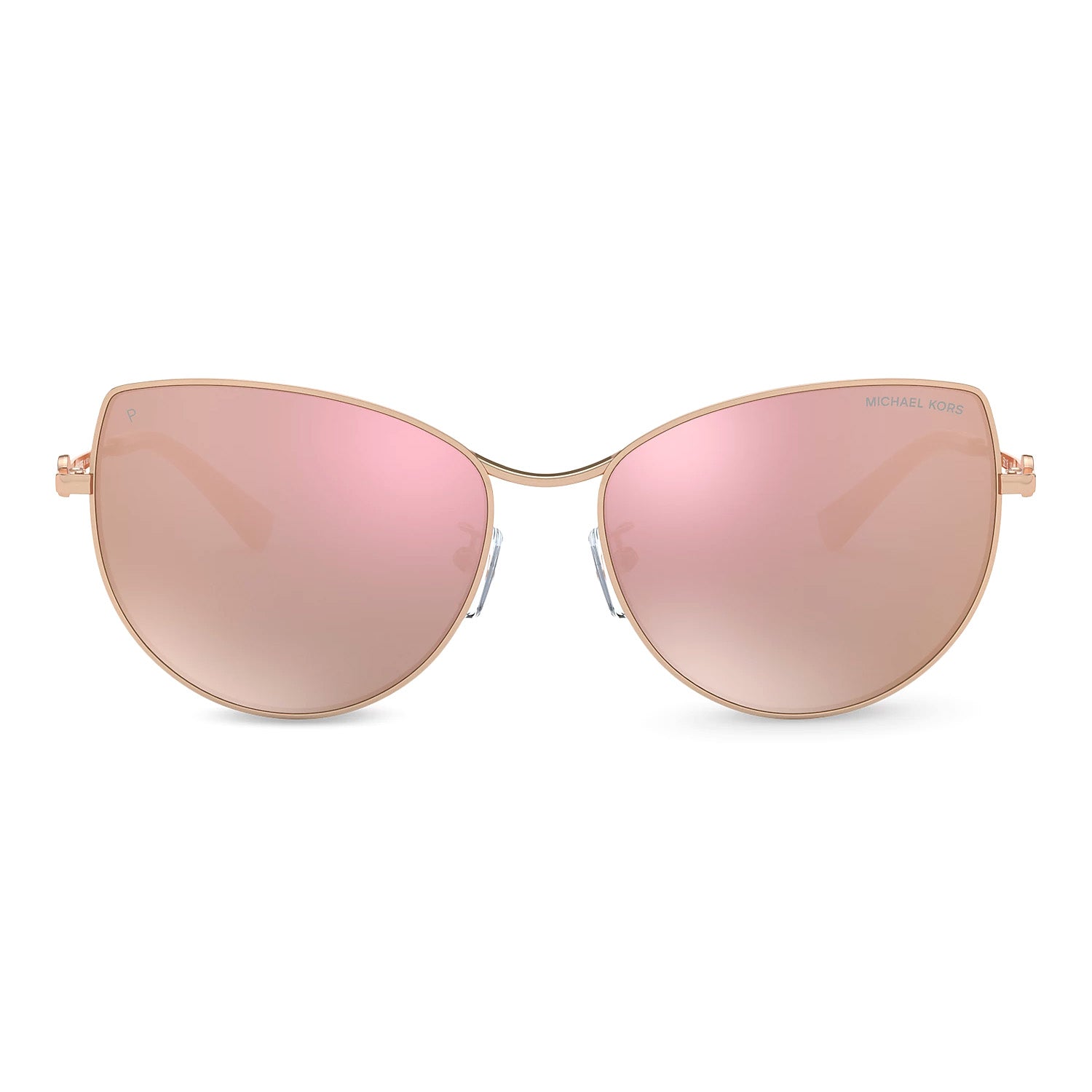 Michael Kors Women's Polarised Sunglasses La Paz Rose Gold MK1062-GR8 Sunglasses