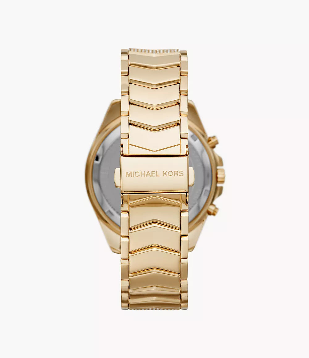Michael Kors Ladies Watch Whitney Chronograph 44mm Gold MK6729-GR8 Sunglasses
