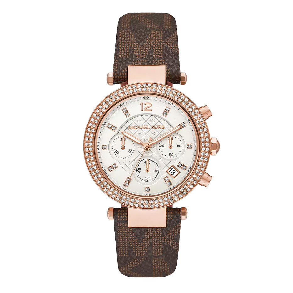 Michael Kors Ladies Watch Parker Chronograph 39mm Gold Rose MK6917-GR8 Sunglasses