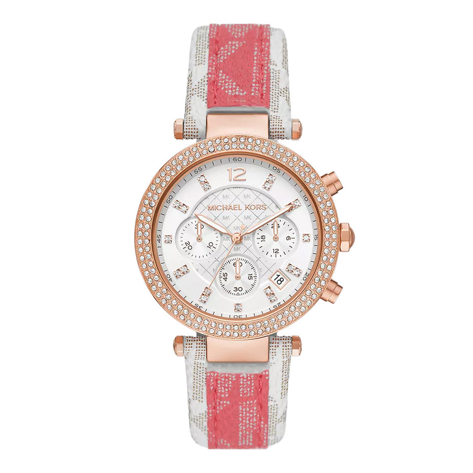 Michael Kors Ladies Watch Parker Chronograph 39mm White Rose Gold MK6951-GR8 Sunglasses