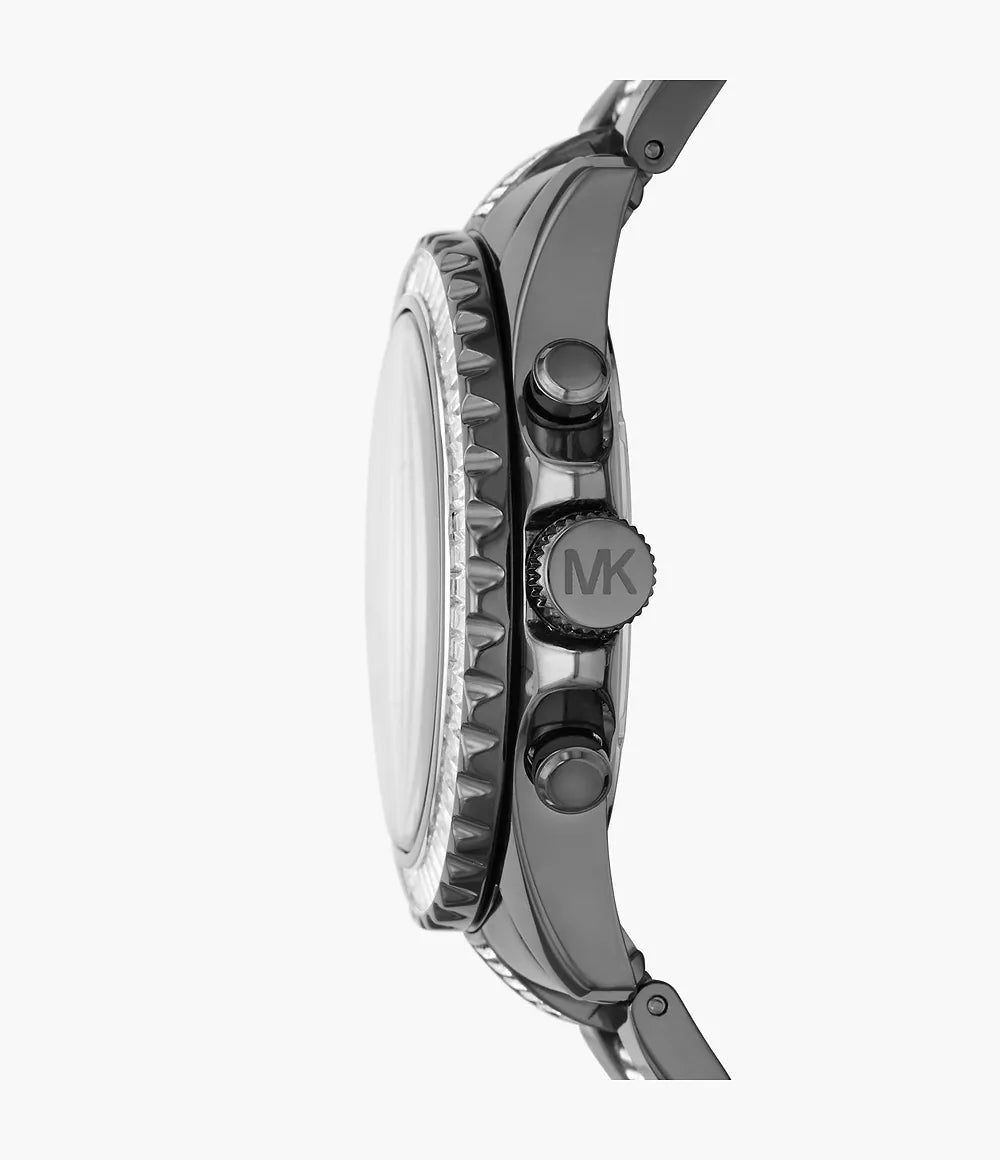 Michael Kors Ladies Watch Everest Chronograph 42mm Gunmetal MK6974-GR8 Sunglasses