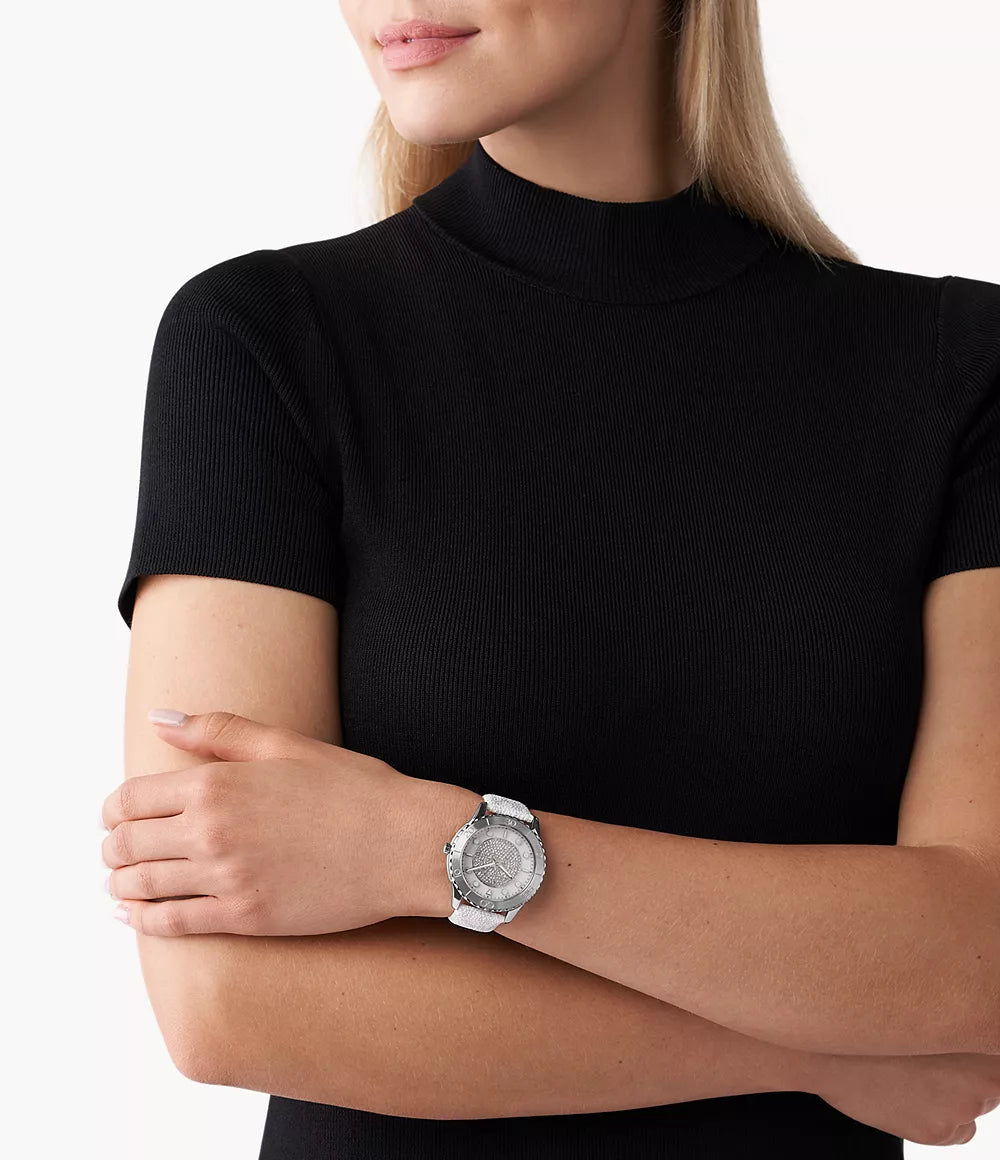 Michael Kors Ladies Watch Runway 40mm Silver MK6998-GR8 Sunglasses