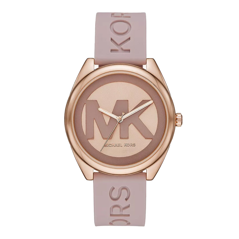 Michael Kors Ladies Watch Janelle 42mm Pink Gold MK7139-GR8 Sunglasses