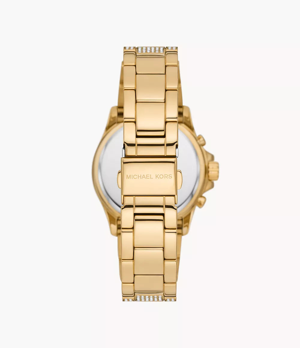 Michael Kors Ladies Watch Everest Chronograph 36mm Gold MK7254-GR8 Sunglasses