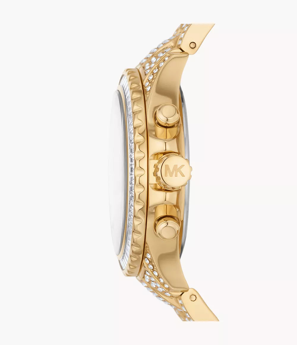 Michael Kors Ladies Watch Everest Chronograph 36mm Gold MK7254-GR8 Sunglasses