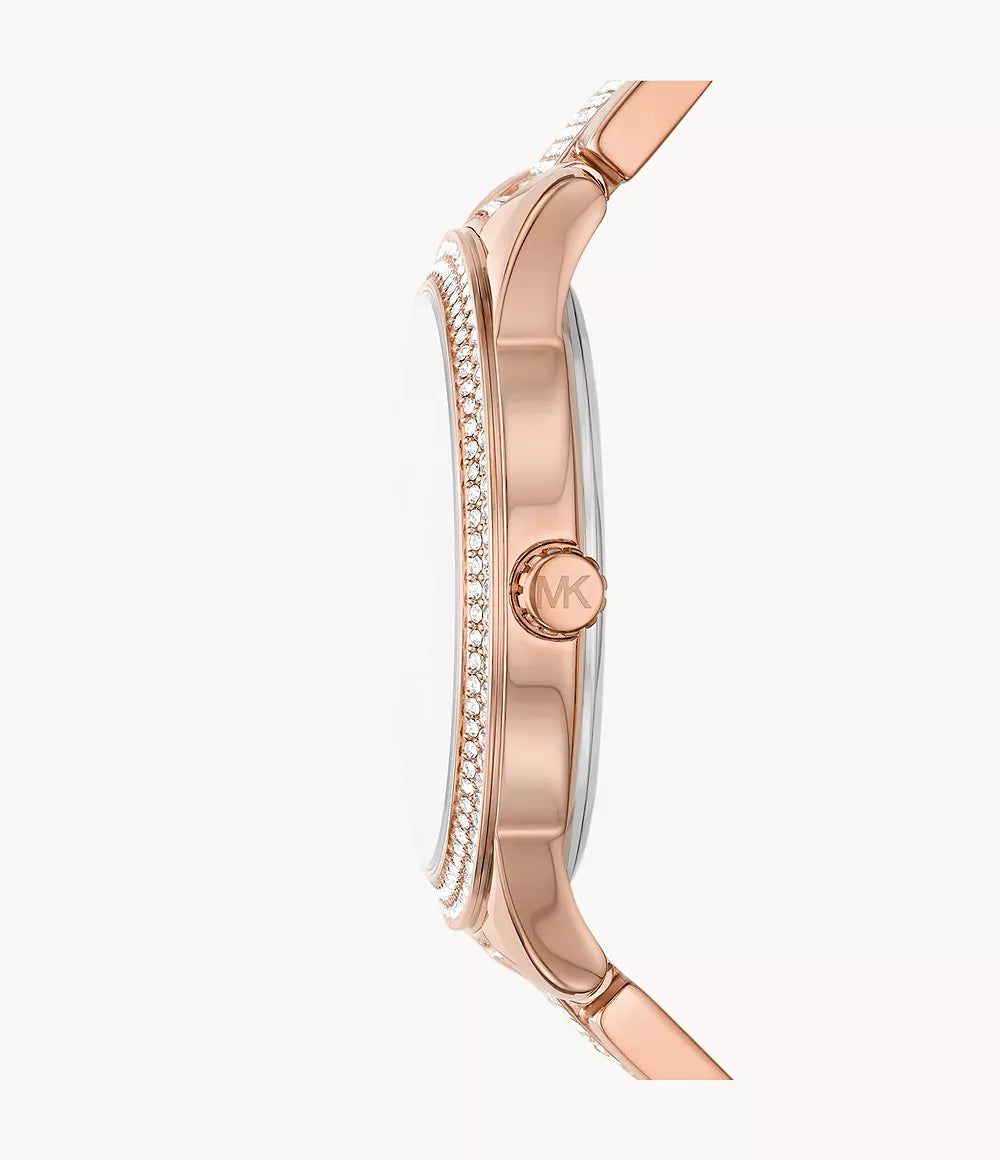 Michael Kors Ladies Watch Tibby 40mm Gold Rose MK7293-GR8 Sunglasses