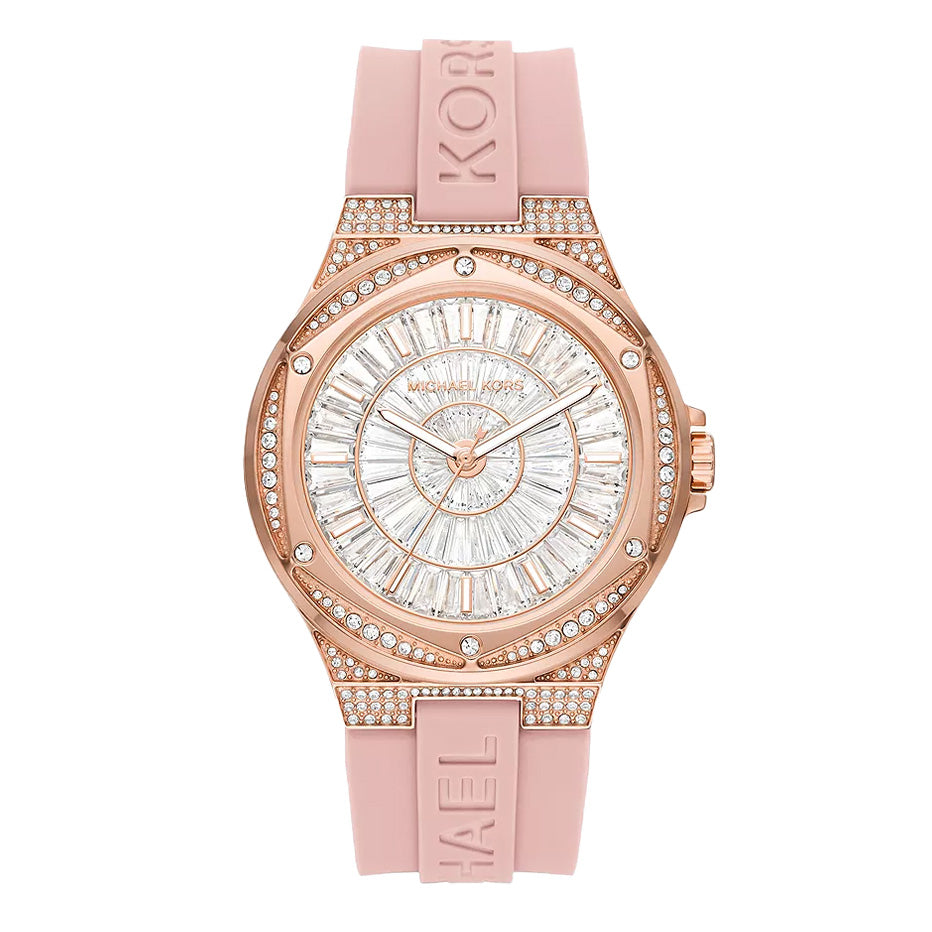 Michael Kors Ladies Watch Lennox 43mm White Pink MK7334-GR8 Sunglasses