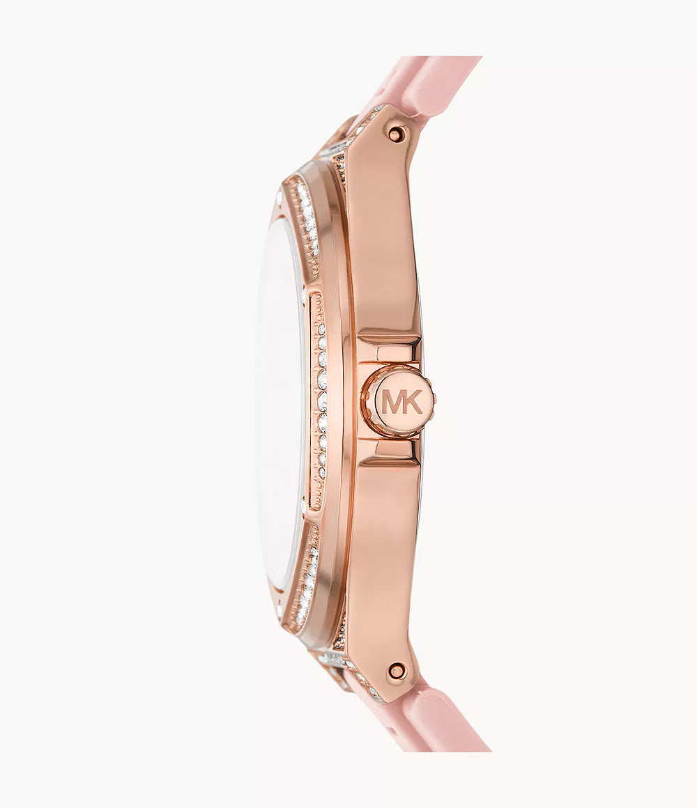 Michael Kors Ladies Watch Lennox 43mm White Pink MK7334-GR8 Sunglasses