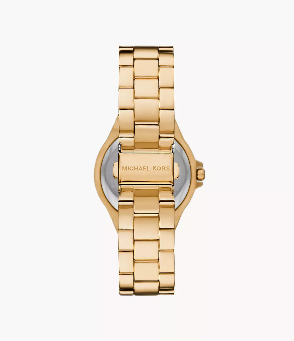 Michael Kors Ladies Watch Lennox 37mm Black Gold MK7404-GR8 Sunglasses