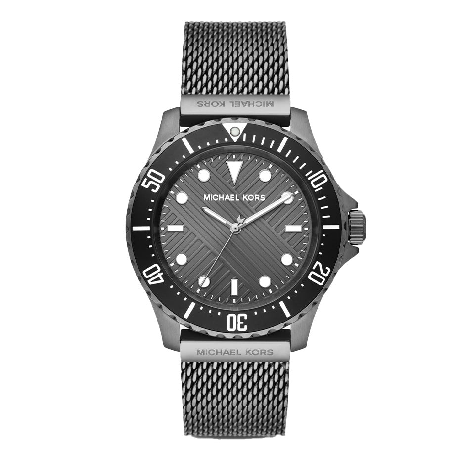 Michael Kors Men's Watch Everest 43mm Black Gunmetal MK9093-GR8 Sunglasses