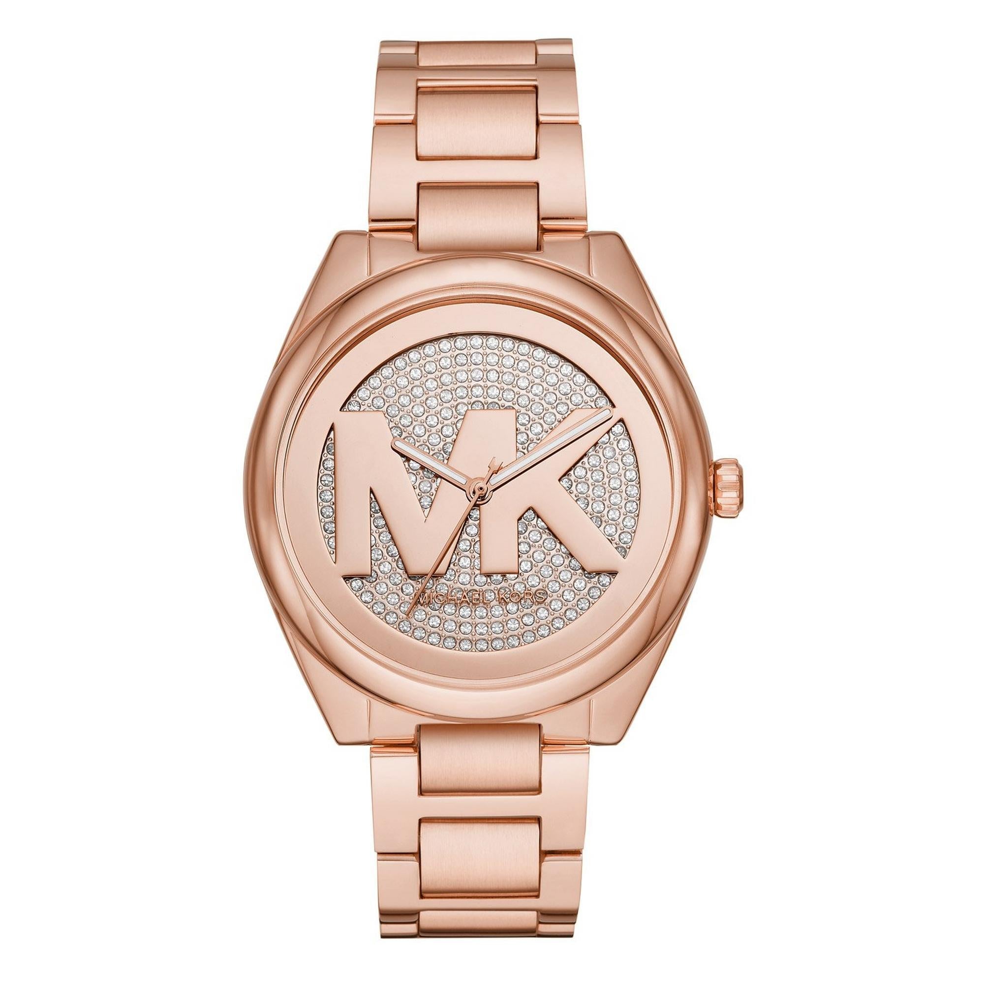 Michael Kors Ladies Watch Janelle 42mm Rose Gold MK7312-GR8 Sunglasses
