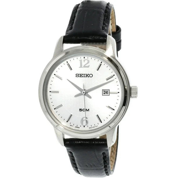 Seiko Neo Classic Quartz Ladies White/Silver Watch SUR659P1-GR8 Sunglasses