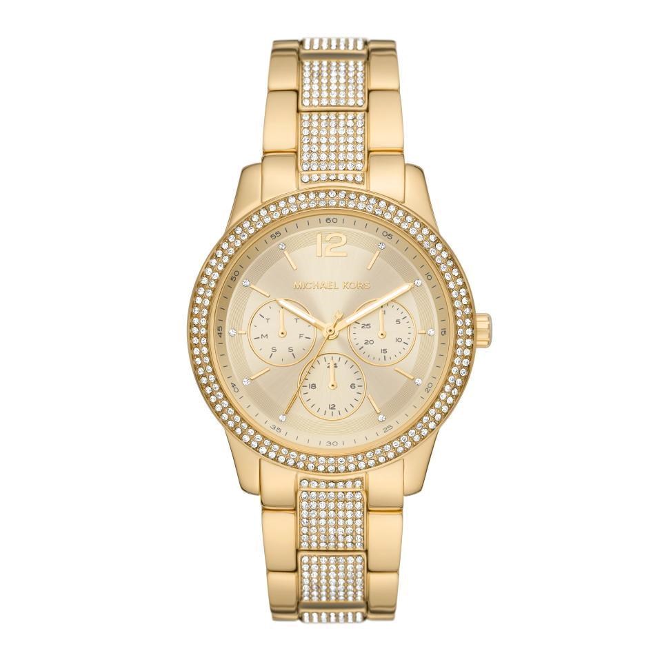Michael Kors Ladies Watch Tibby 40mm Gold MK7292-GR8 Sunglasses
