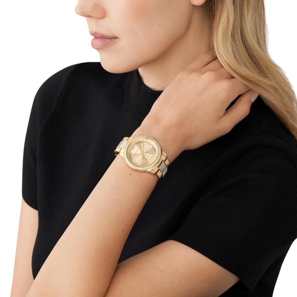 Michael Kors Ladies Watch Tibby 40mm Gold MK7292-GR8 Sunglasses