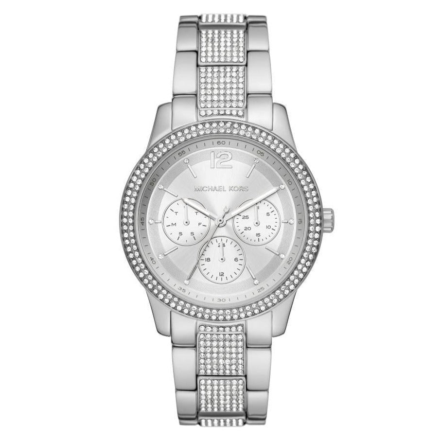Michael Kors Ladies Watch Tibby 40mm Silver MK7294-GR8 Sunglasses