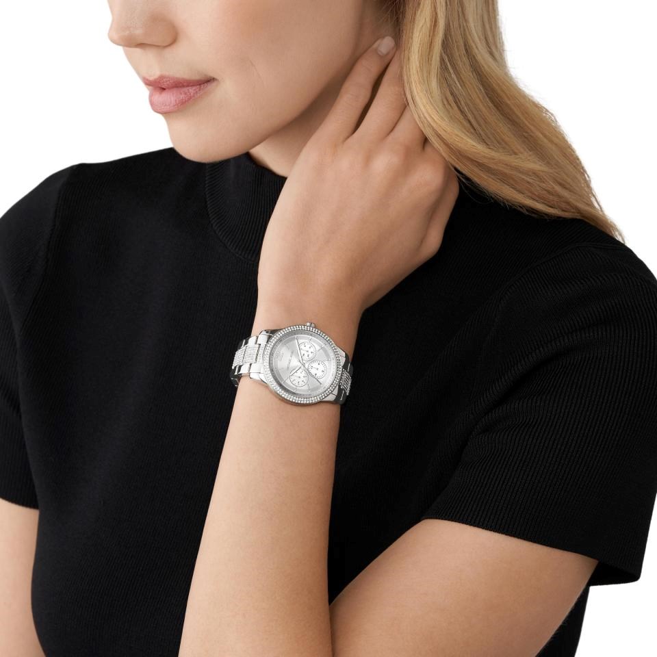 Michael Kors Ladies Watch Tibby 40mm Silver MK7294-GR8 Sunglasses