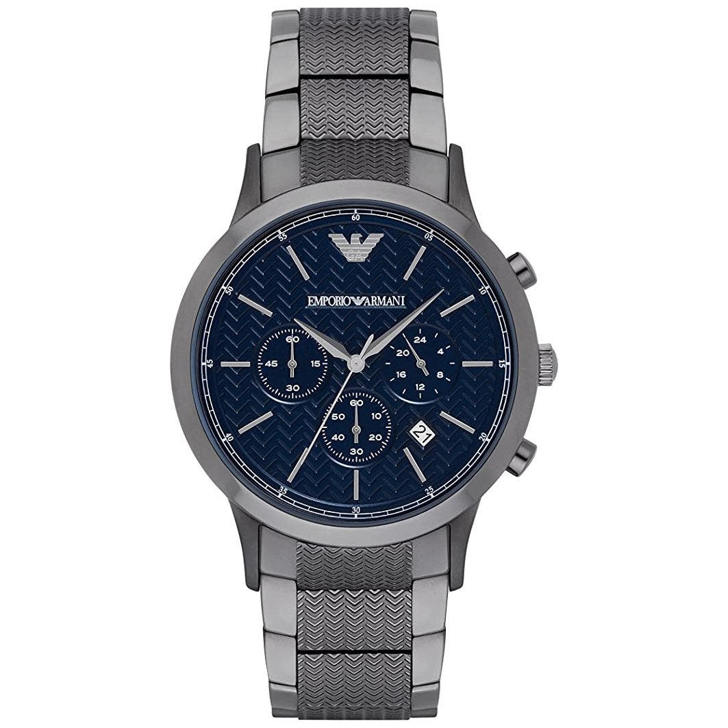Emporio Armani AR2505 Men's Gunmetal Chronograph Watch-GR8 Sunglasses