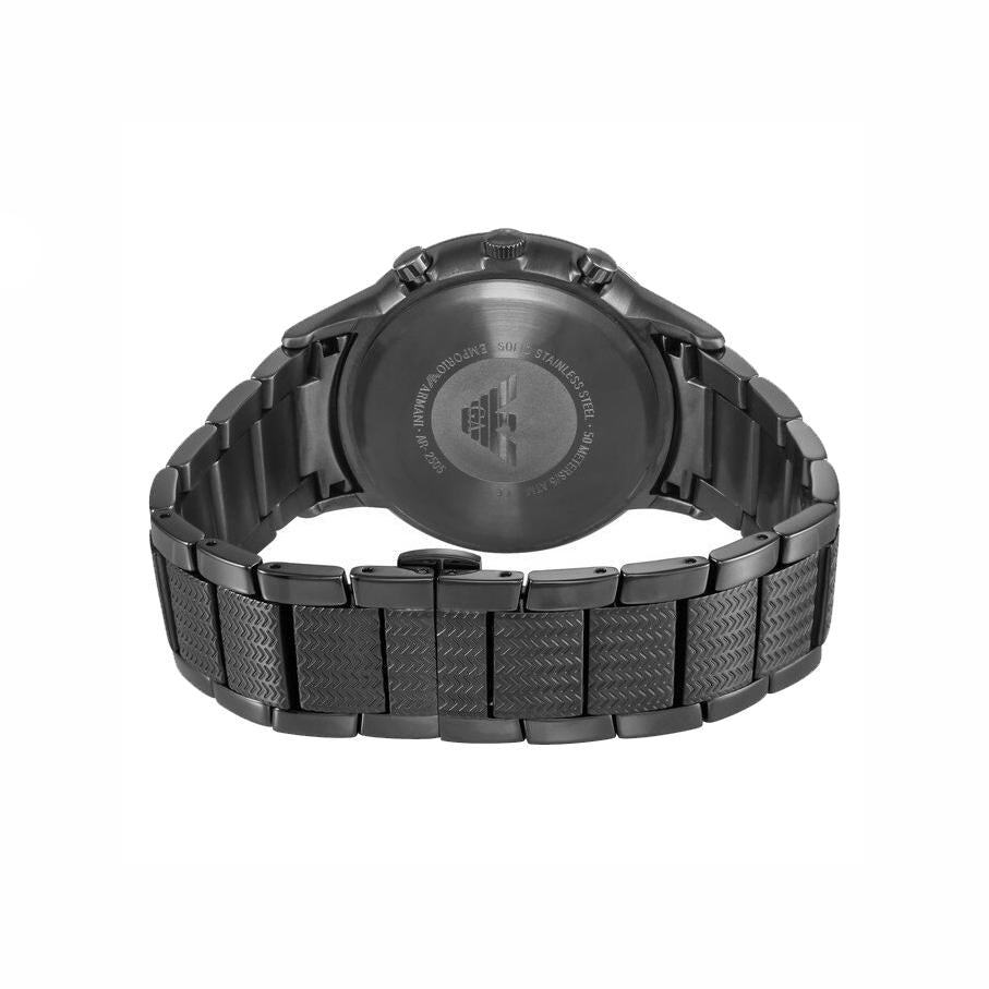 Emporio Armani AR2505 Men's Gunmetal Chronograph Watch-GR8 Sunglasses