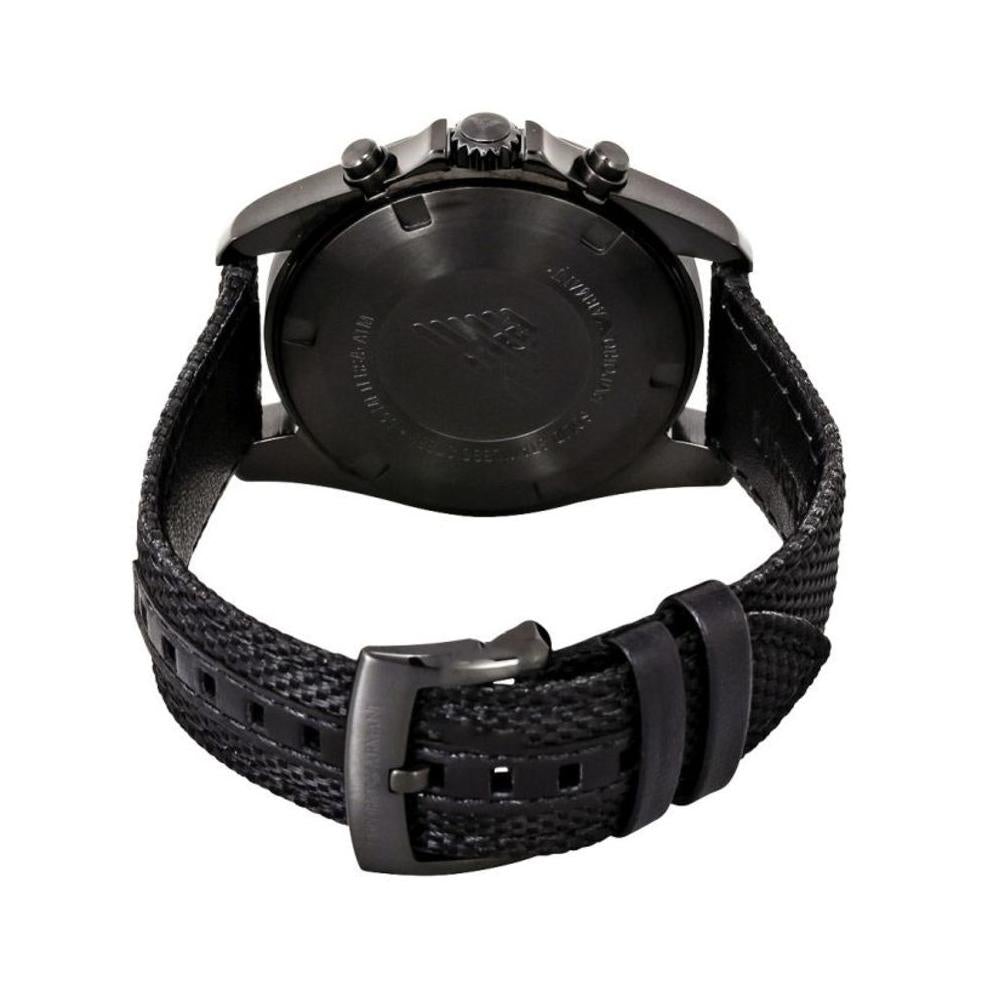 Emporio Armani AR6131 Men's Black Chronograph Watch-GR8 Sunglasses