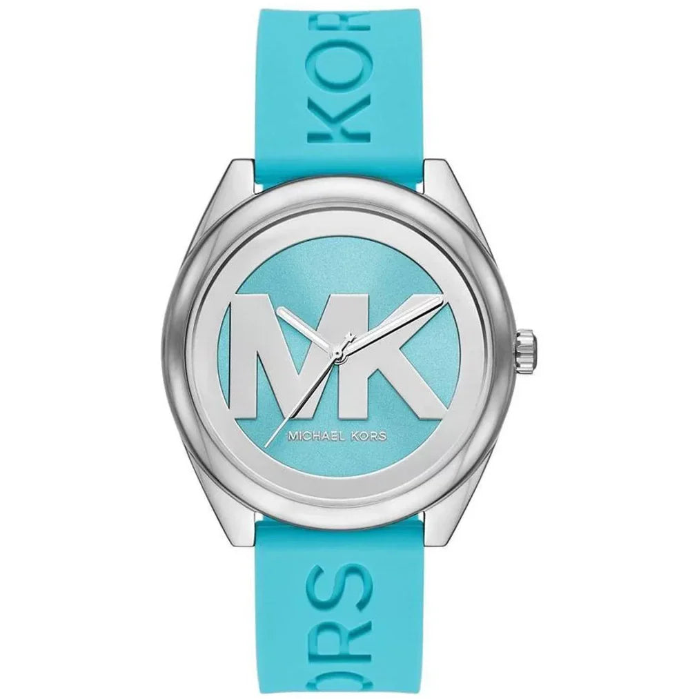 Michael Kors Ladies Watch Janelle 42mm Pale Blue MK7350-GR8 Sunglasses