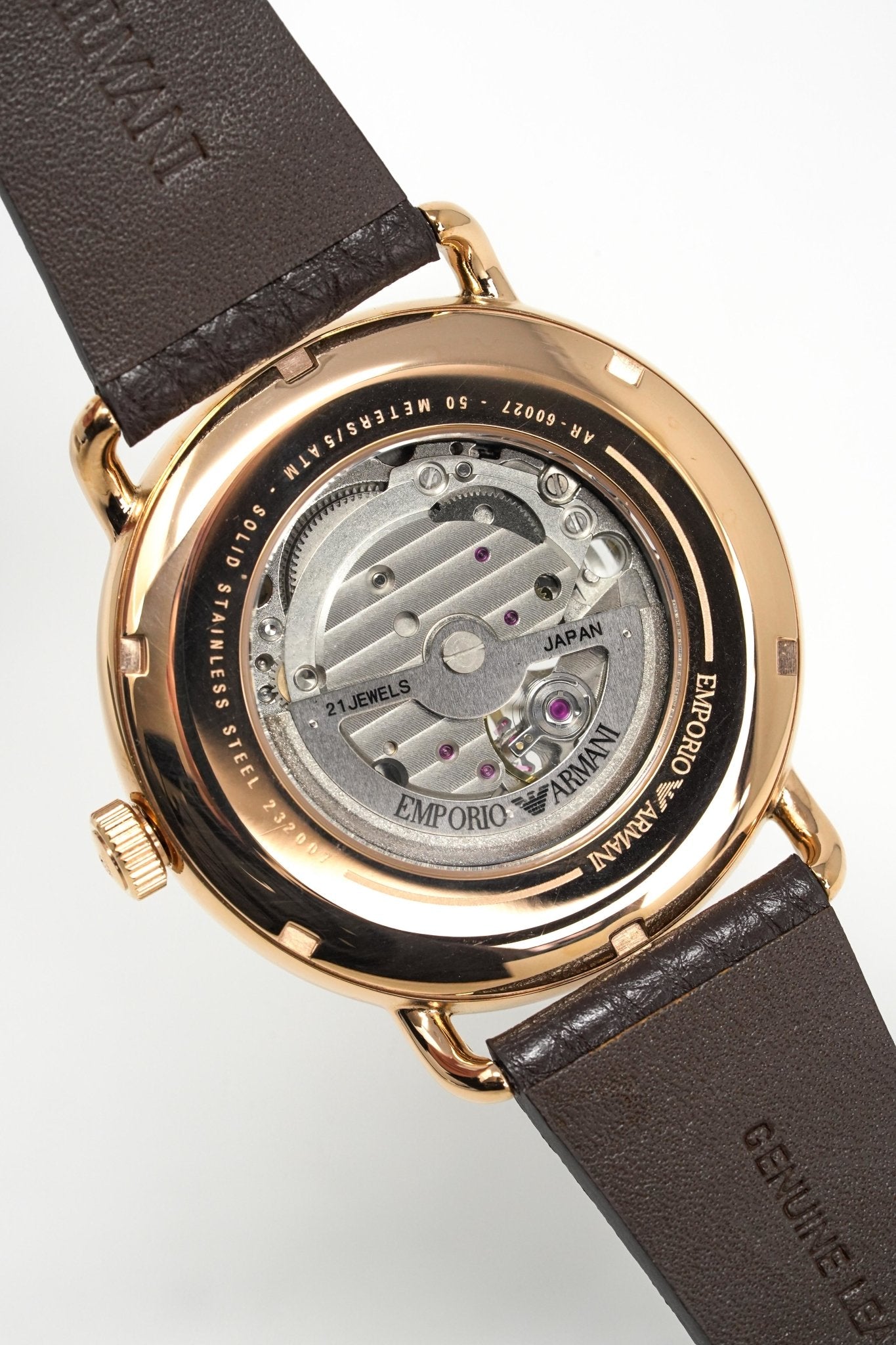 Emporio Armani Men's Automatic Meccanico Watch Skeleton AR60027-GR8 Sunglasses