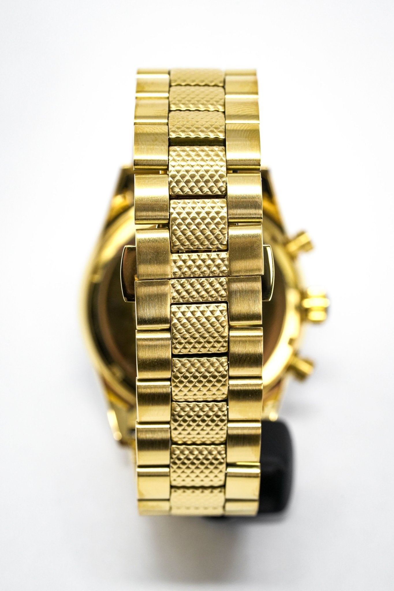 Emporio Armani Men's Chronograph Watch Gold PVD AR5857-GR8 Sunglasses