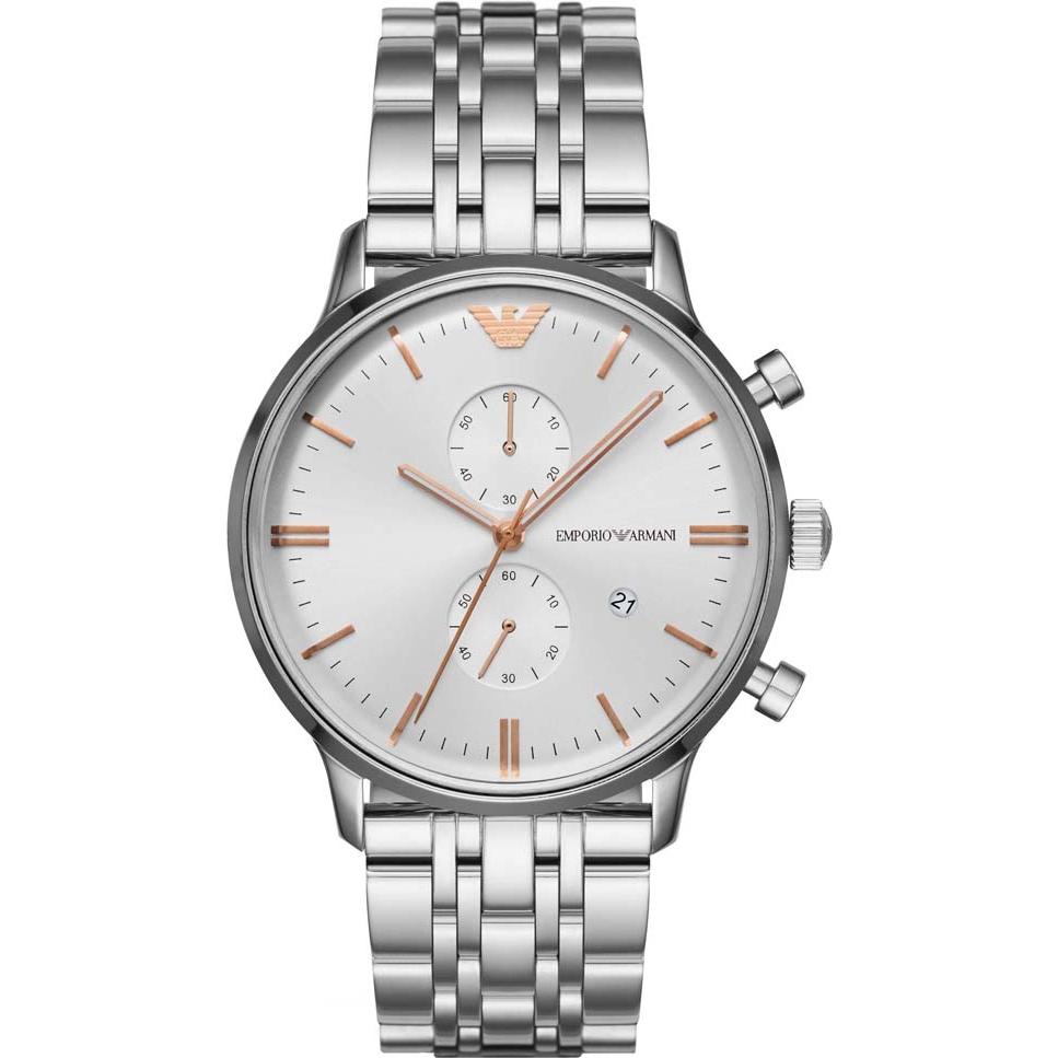 Emporio Armani Men's Gianni Chronograph Watch AR1933-GR8 Sunglasses