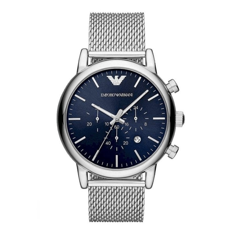 Emporio Armani Men's Luigi Chronograph Watch Blue AR80038-GR8 Sunglasses
