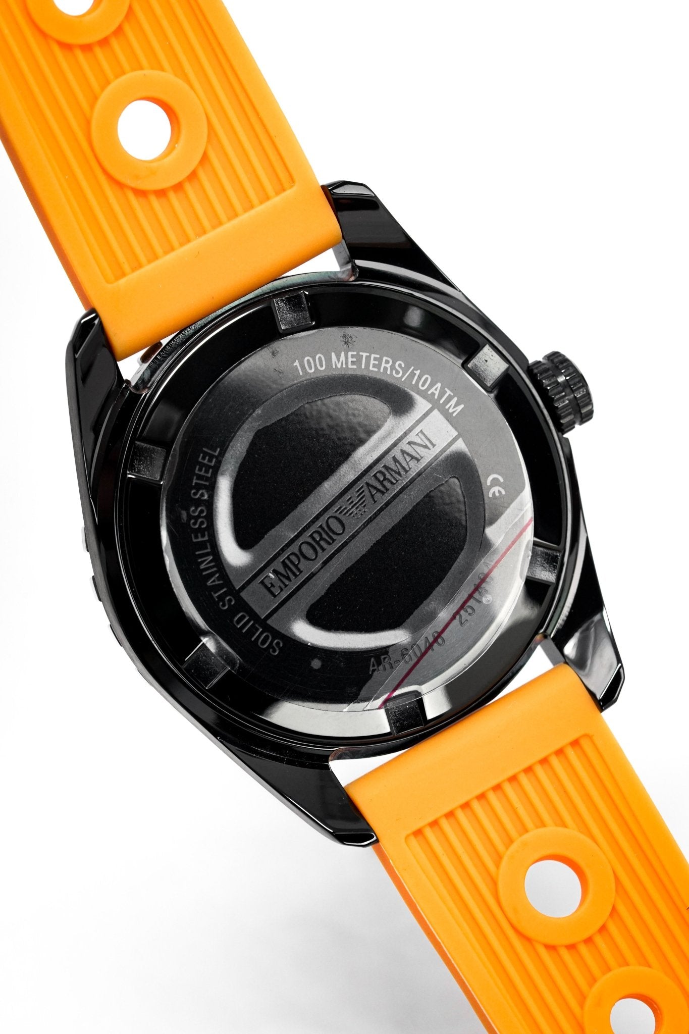Emporio Armani Men's Sportivo Watch Orange AR6046-GR8 Sunglasses