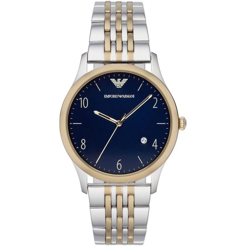 Emporio Armani Men's Watch Two Tone AR1868-GR8 Sunglasses