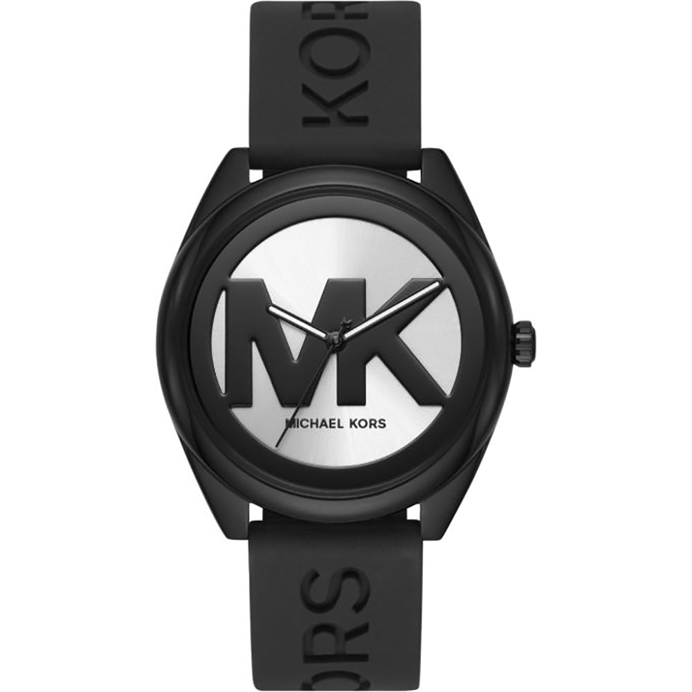 Michael Kors Ladies Watch Janelle 42mm Silver Black MK7138-GR8 Sunglasses