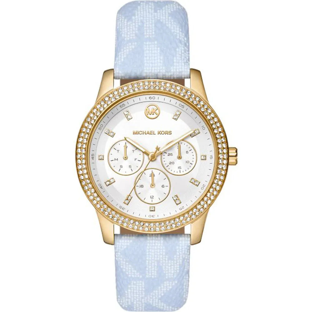 Michael Kors Ladies Watch Tibby 40mm Pale Ocean MK2965-GR8 Sunglasses
