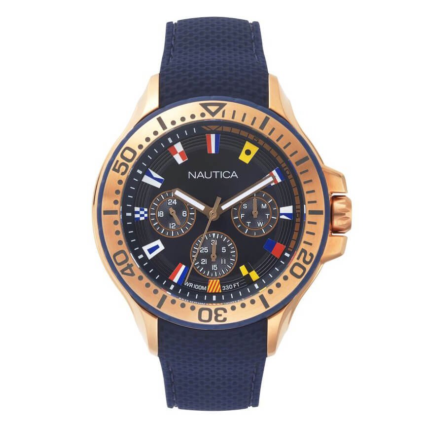 Nautica Men's Watch Auckland Navy NAPAUC008-GR8 Sunglasses