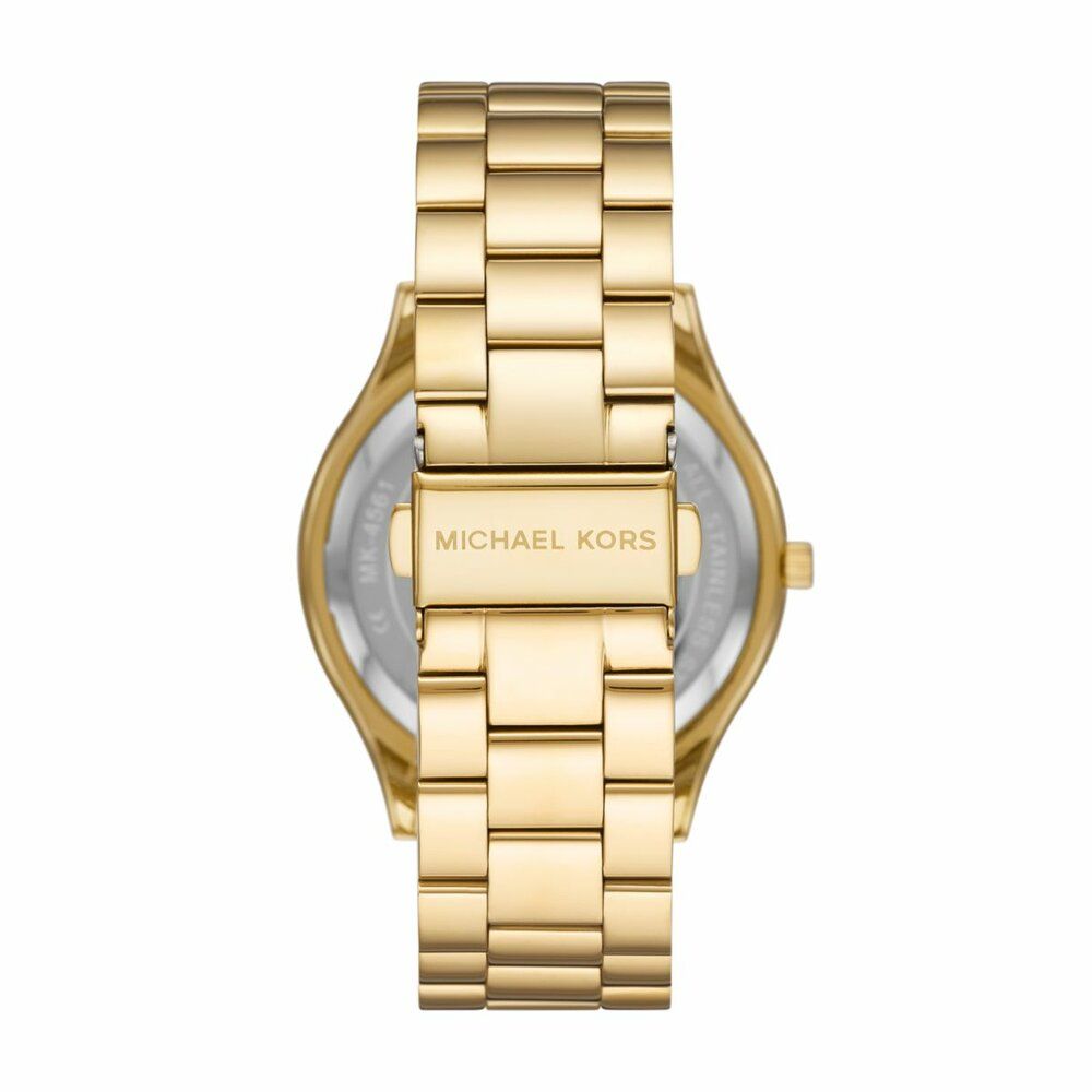 Michael Kors Ladies Watch Slim Runway 42mm Gold MK4561-GR8 Sunglasses