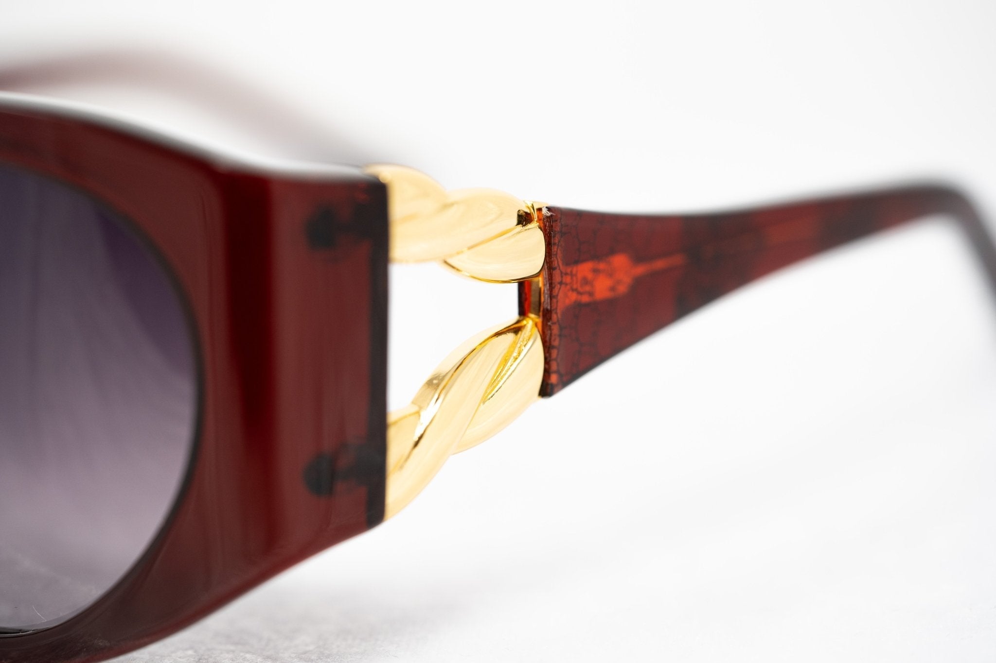 Agent Provocateur Sunglasses Oversized Frame Burgundy and Grey Lenses Category 3 - AP17C3SUN - Watches & Crystals