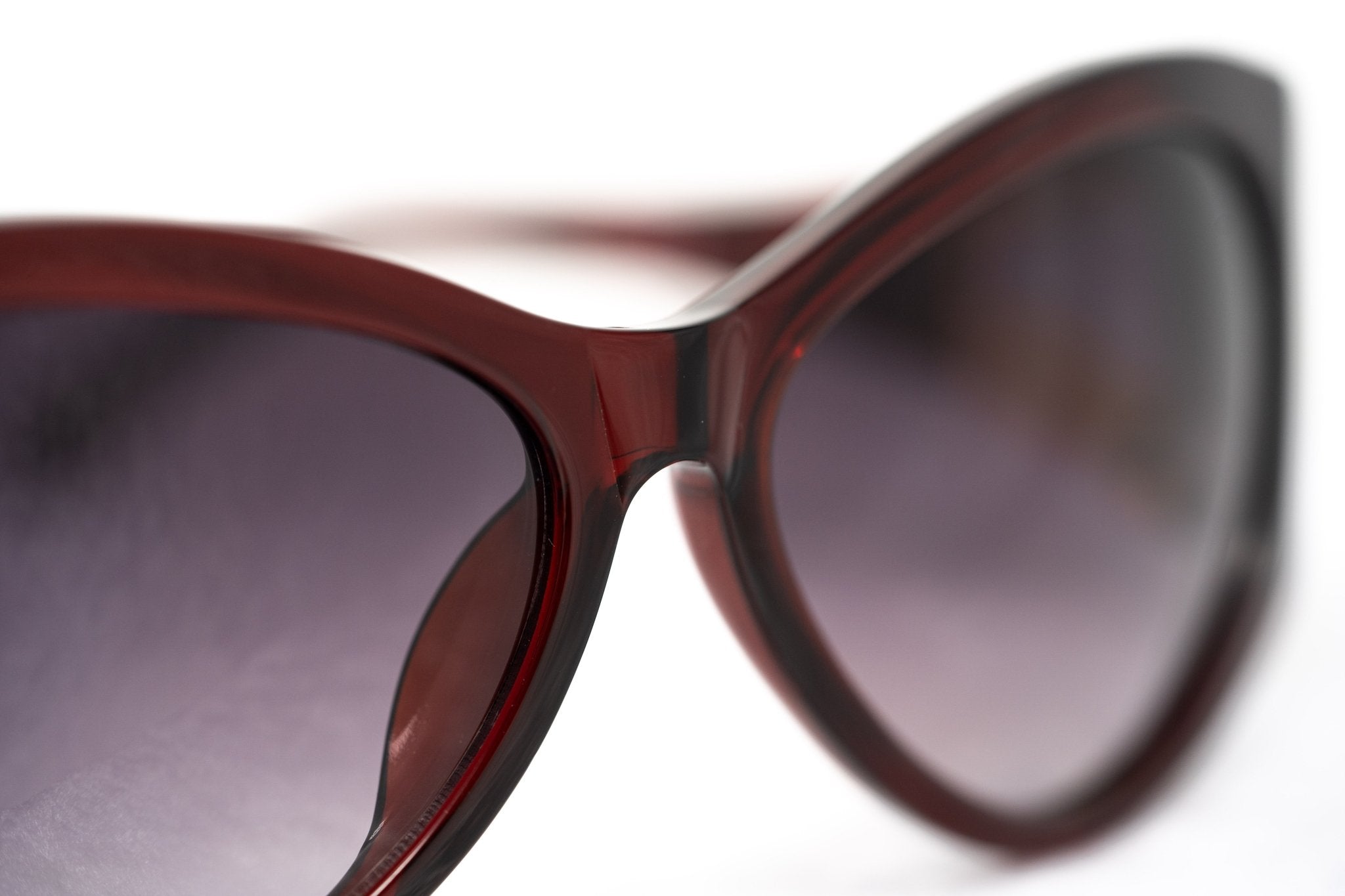 Agent Provocateur Sunglasses Oversized Frame Burgundy and Grey Lenses Category 3 - AP17C3SUN - Watches & Crystals