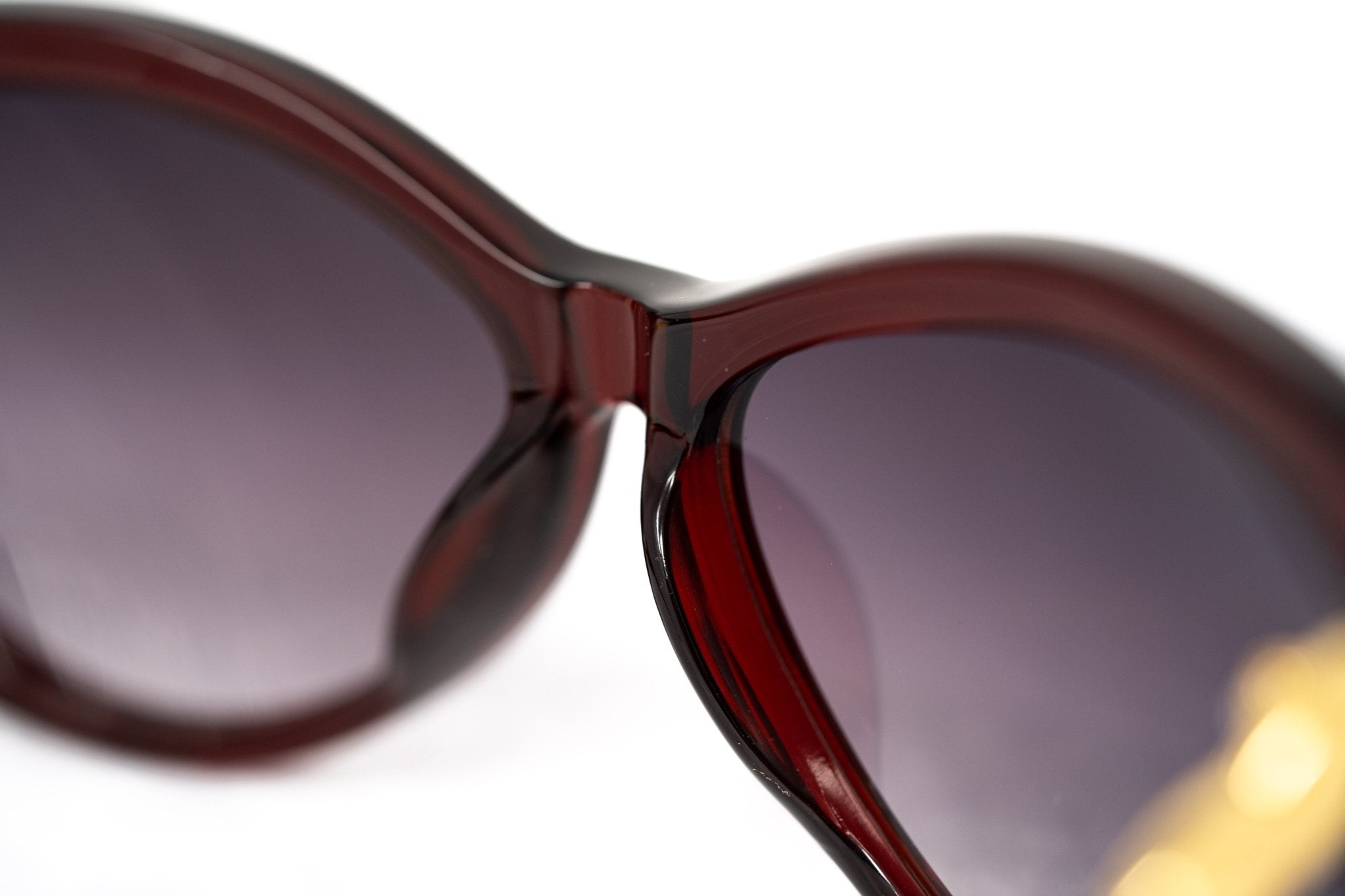 Agent Provocateur Sunglasses Oversized Frame Burgundy and Grey Lenses Category 3 - AP17C3SUN - Watches & Crystals