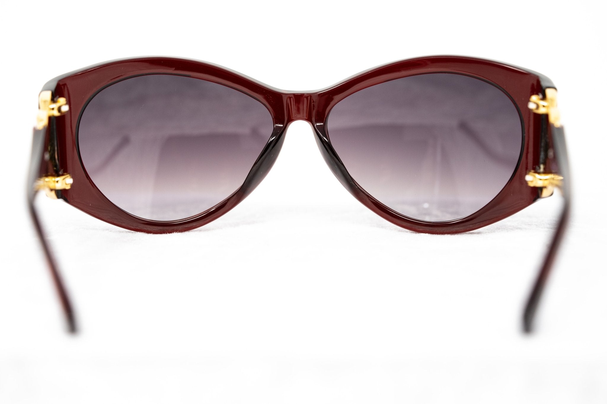 Agent Provocateur Sunglasses Oversized Frame Burgundy and Grey Lenses Category 3 - AP17C3SUN - Watches & Crystals