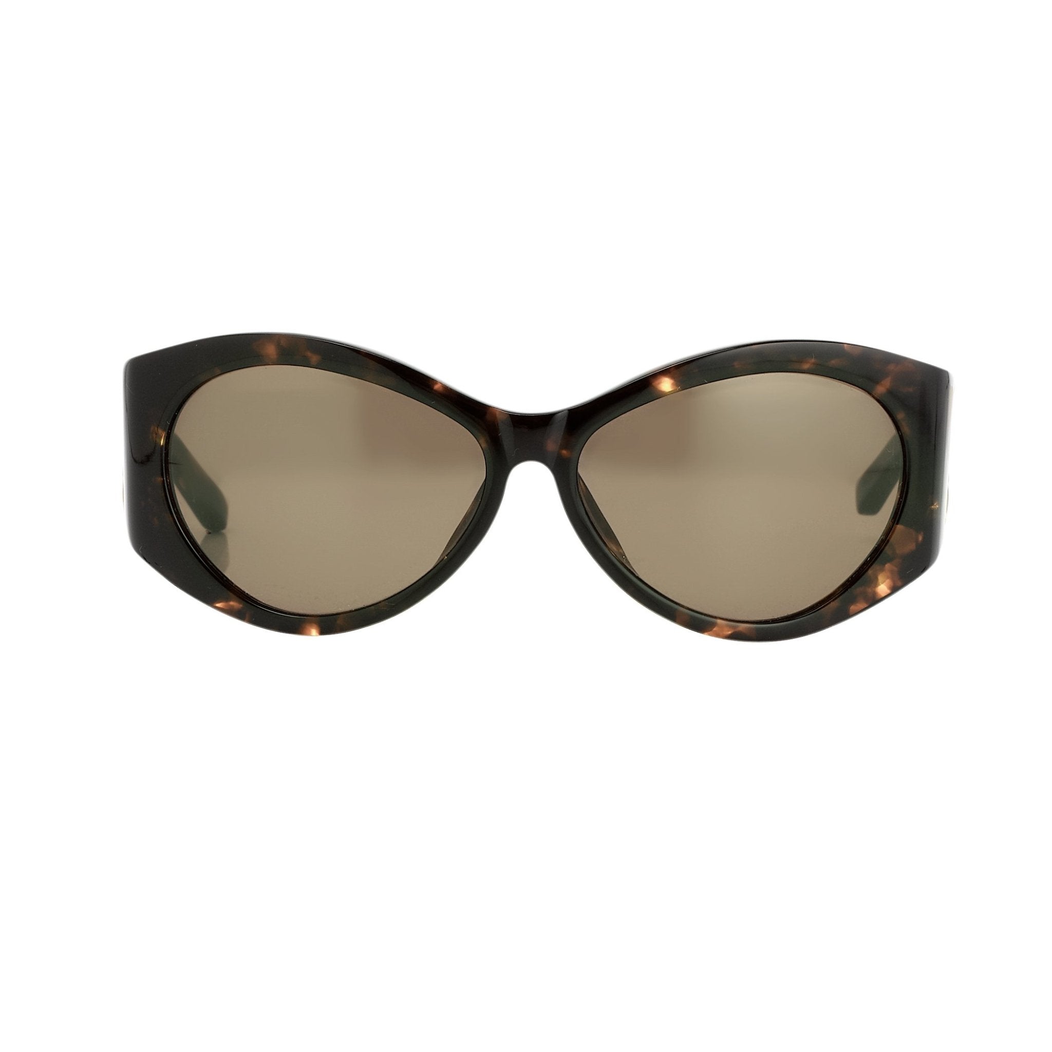 Agent Provocateur Sunglasses Oversized Frame Tortoiseshell and Green Lenses Category 3 - AP17C2SUN - Watches & Crystals