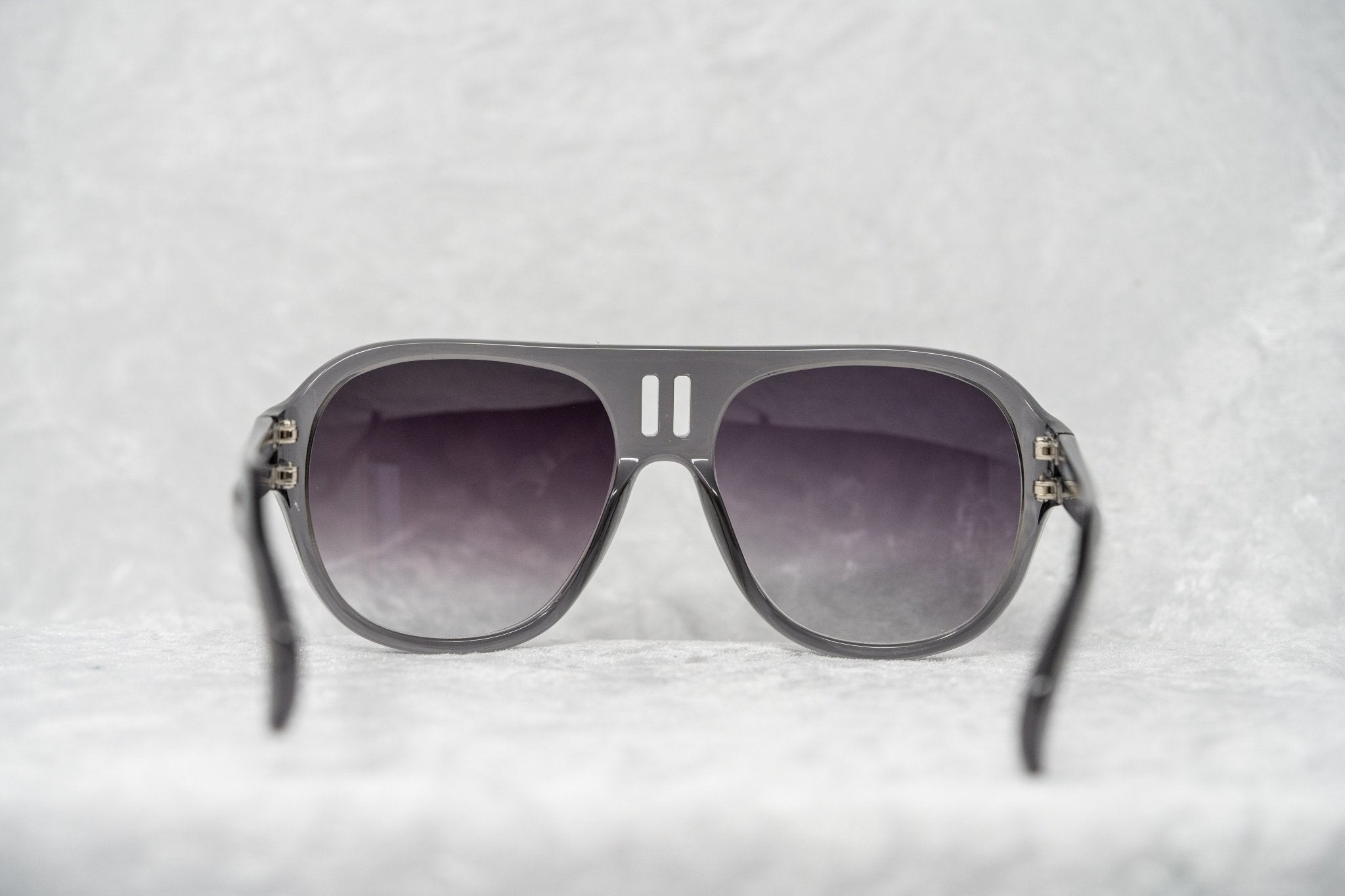 Boris Bidjan Saberi Sunglasses Translucent Slate With Purple Graduated Category 3 Lenses BBS4C4SUN - Watches & Crystals