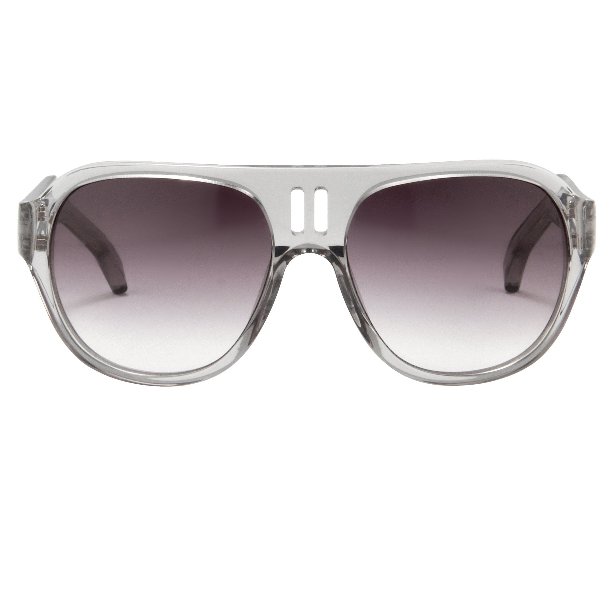 Boris Bidjan Saberi Sunglasses Translucent Smoke With Purple Graduated Category 3 Lenses BBS4C5SUN - Watches & Crystals