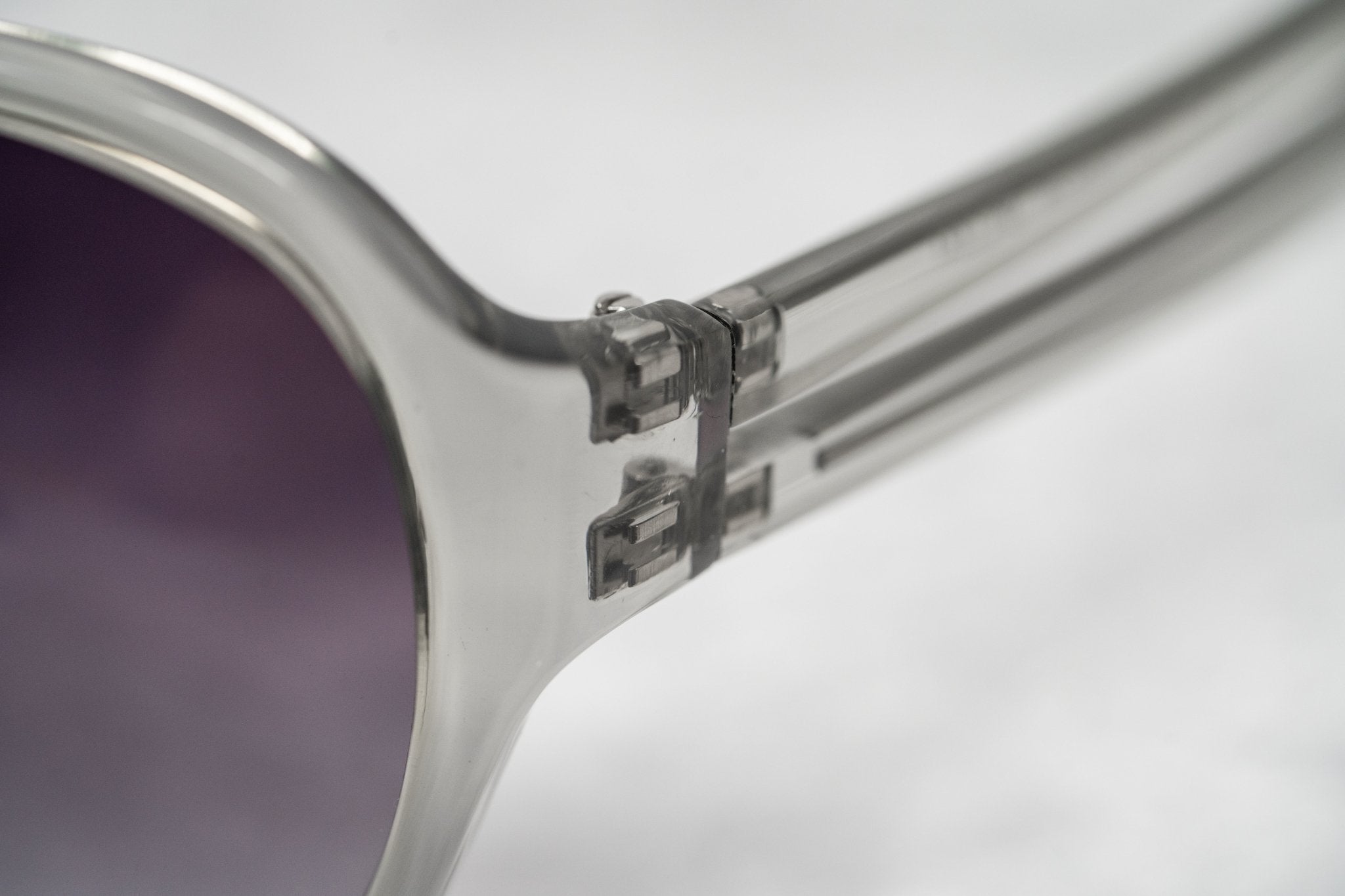 Boris Bidjan Saberi Sunglasses Translucent Smoke With Purple Graduated Category 3 Lenses BBS4C5SUN - Watches & Crystals