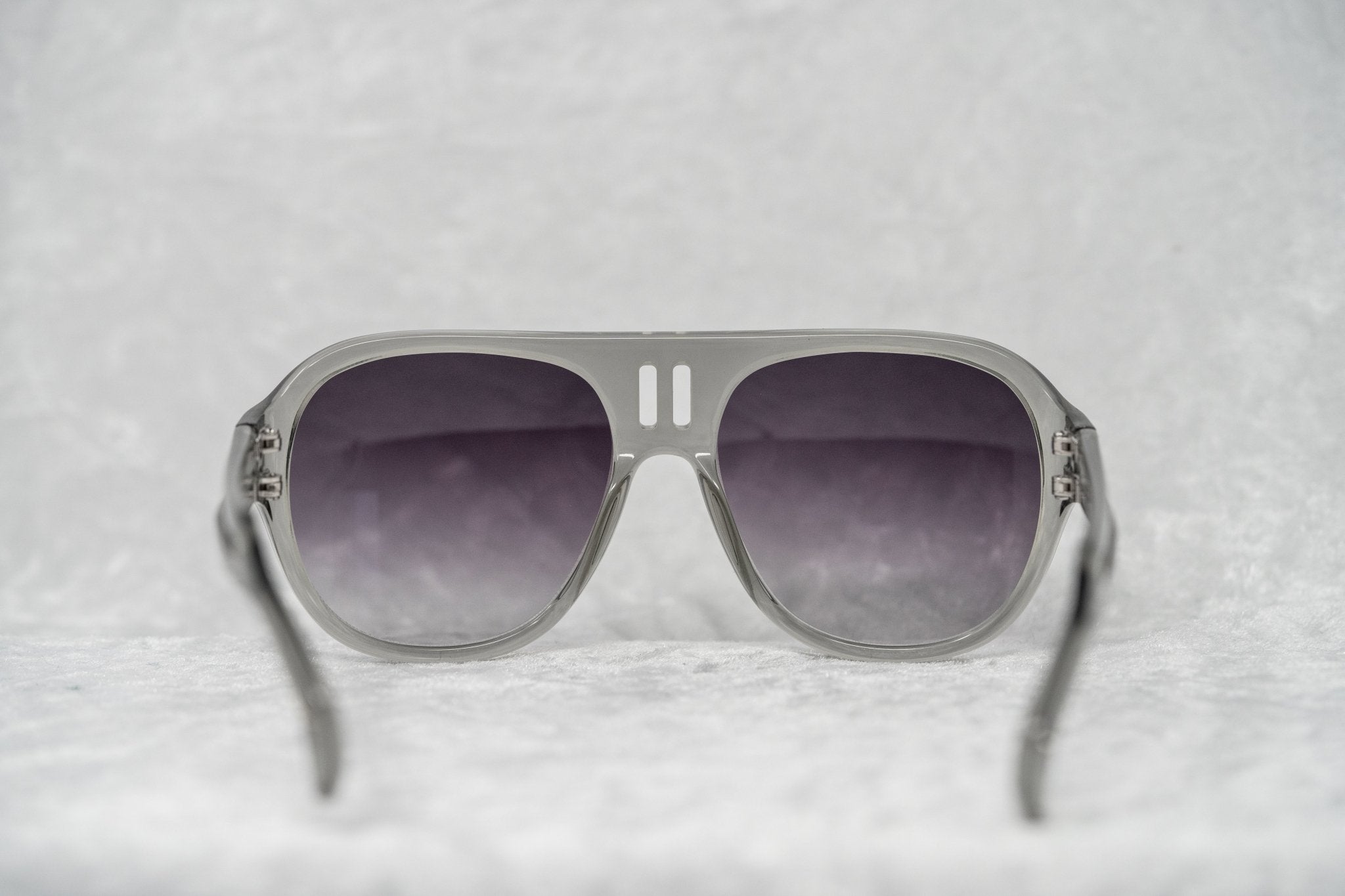 Boris Bidjan Saberi Sunglasses Translucent Smoke With Purple Graduated Category 3 Lenses BBS4C5SUN - Watches & Crystals